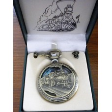 Vintage Style Train Pocket Watch. 